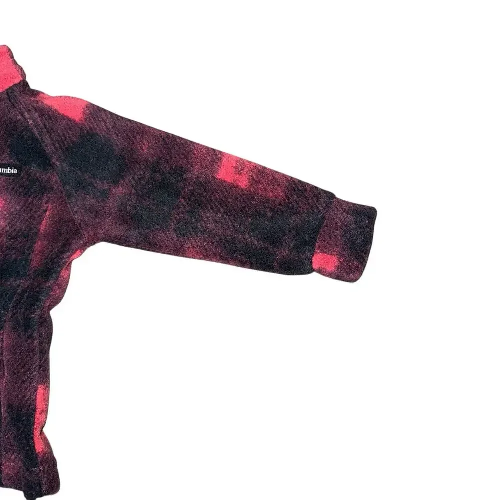 Columbia Jacket Benton Springs Fleece Red plaid Zip SZ/ Infant 18-24 Month - Picture 5 of 8